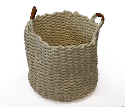 Storage Basket Single - White