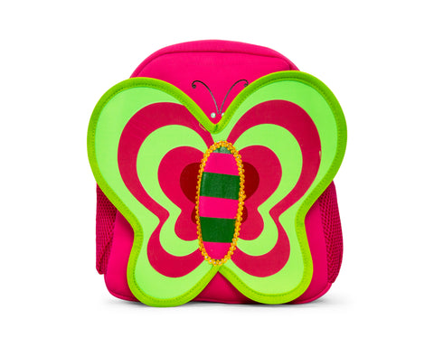 Kids Neoprene Backpacks - Butterfly Pink