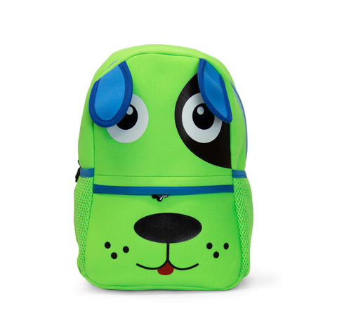 Kids Neoprene Backpacks - Puppy Green