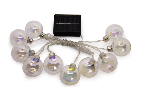 LED Fairy lights - Silver Ball 10pc