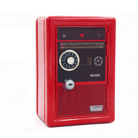 Retro Radio Safe - Red