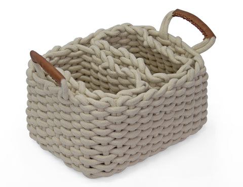 Storage Basket Set of 3  - Cream