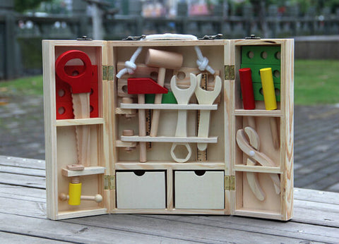 Wooden Tool Carry Case