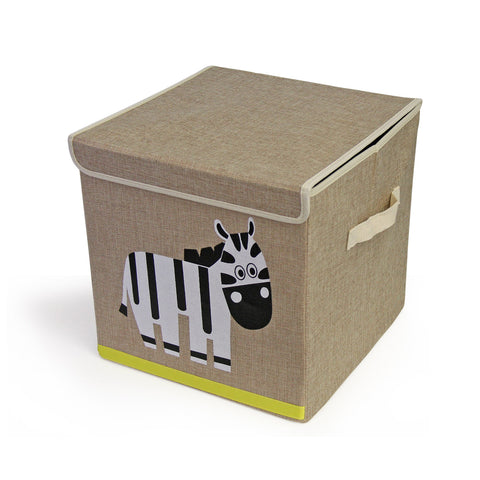 Storage box-Animal Canvas Tidies - Zebra