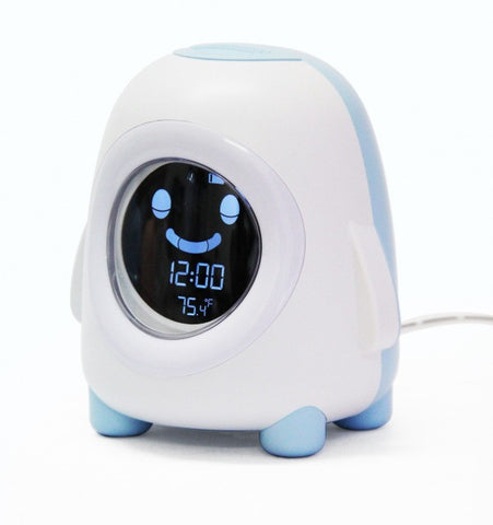 Children Sleep Training Clock - Penguine Blue