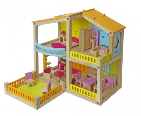 Jeronimo - Wooden Art Deco Doll House